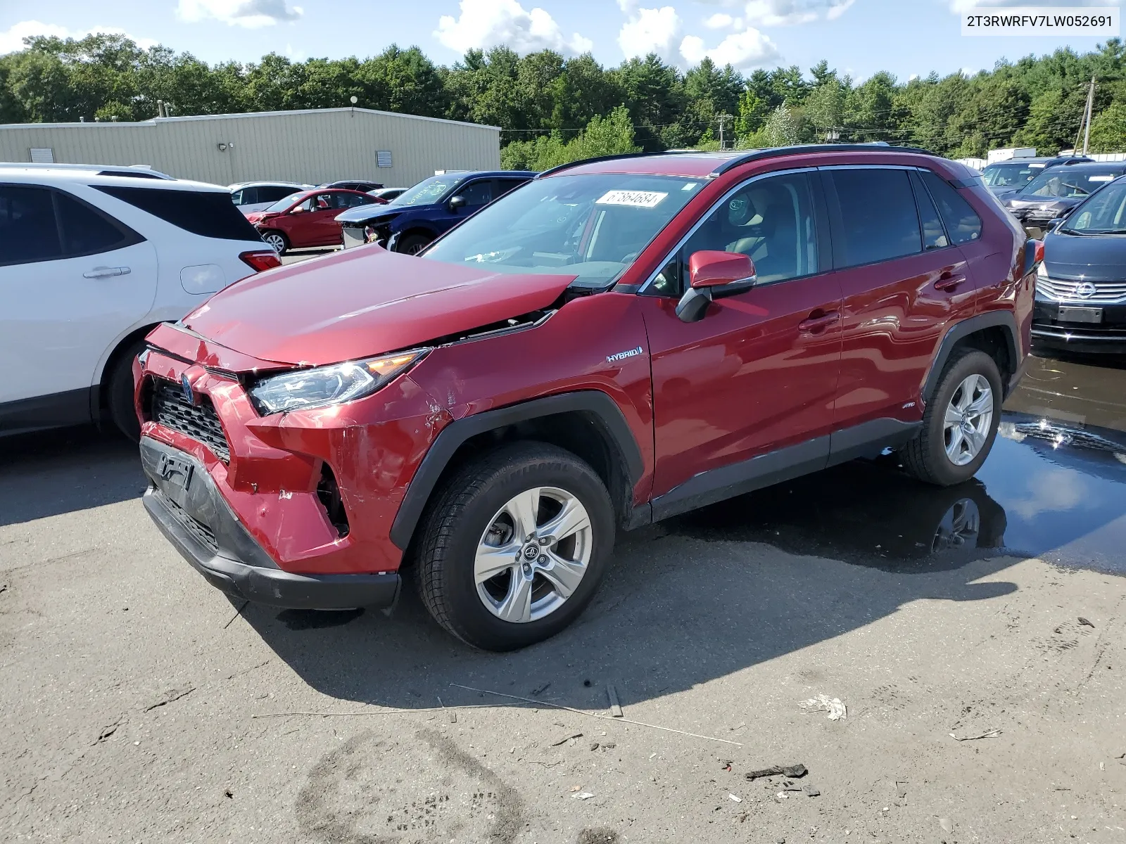 2020 Toyota Rav4 Xle VIN: 2T3RWRFV7LW052691 Lot: 67864684