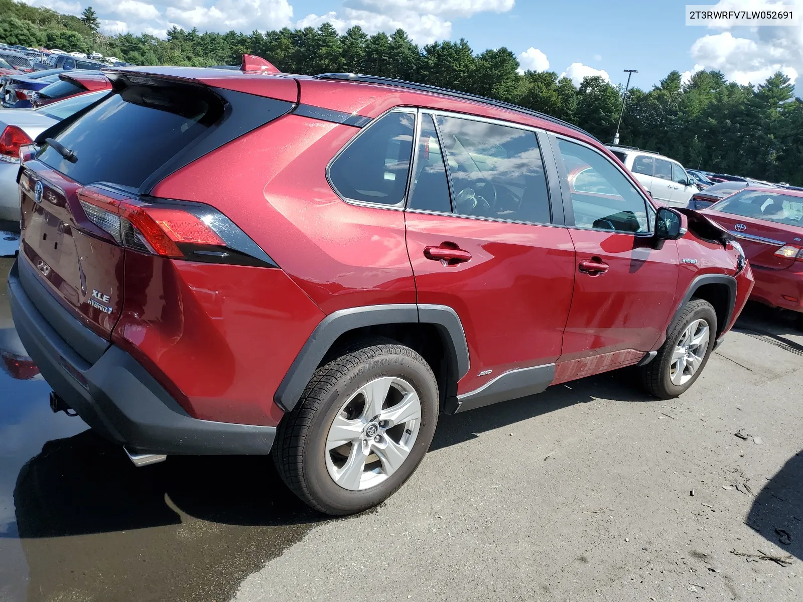 2020 Toyota Rav4 Xle VIN: 2T3RWRFV7LW052691 Lot: 67864684