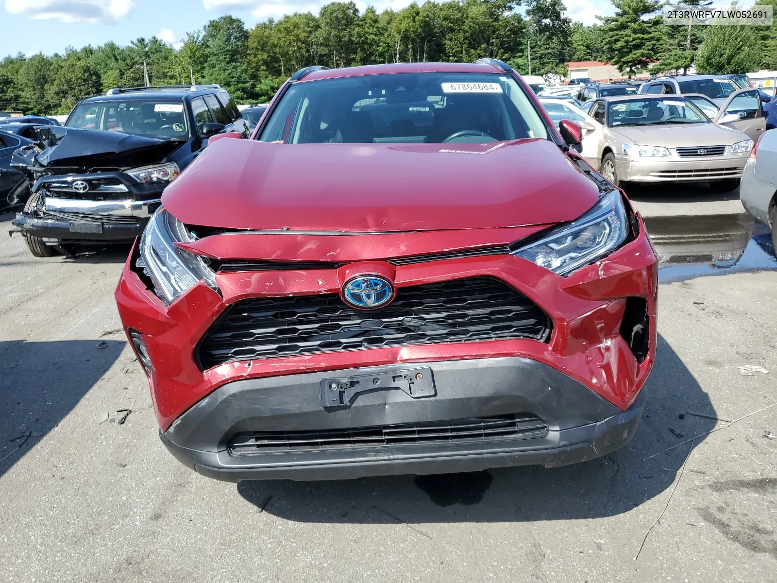 2020 Toyota Rav4 Xle VIN: 2T3RWRFV7LW052691 Lot: 67864684