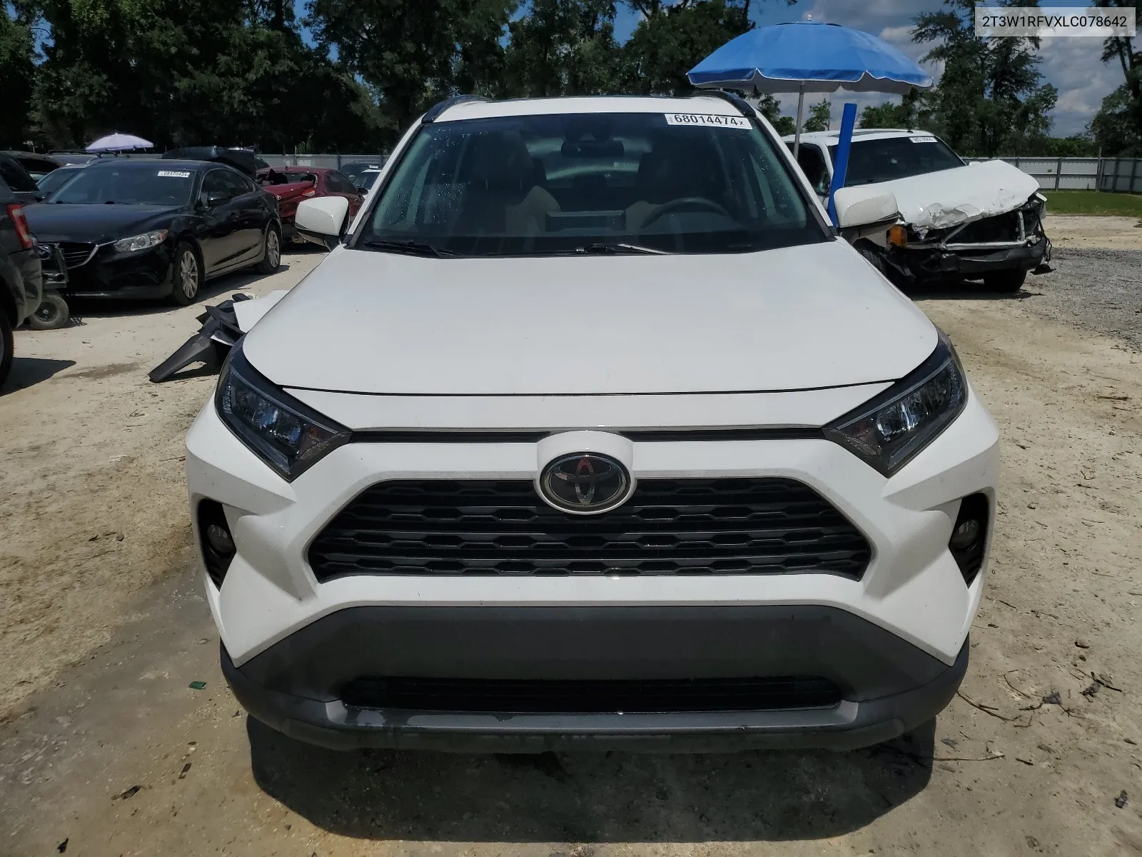 2T3W1RFVXLC078642 2020 Toyota Rav4 Xle