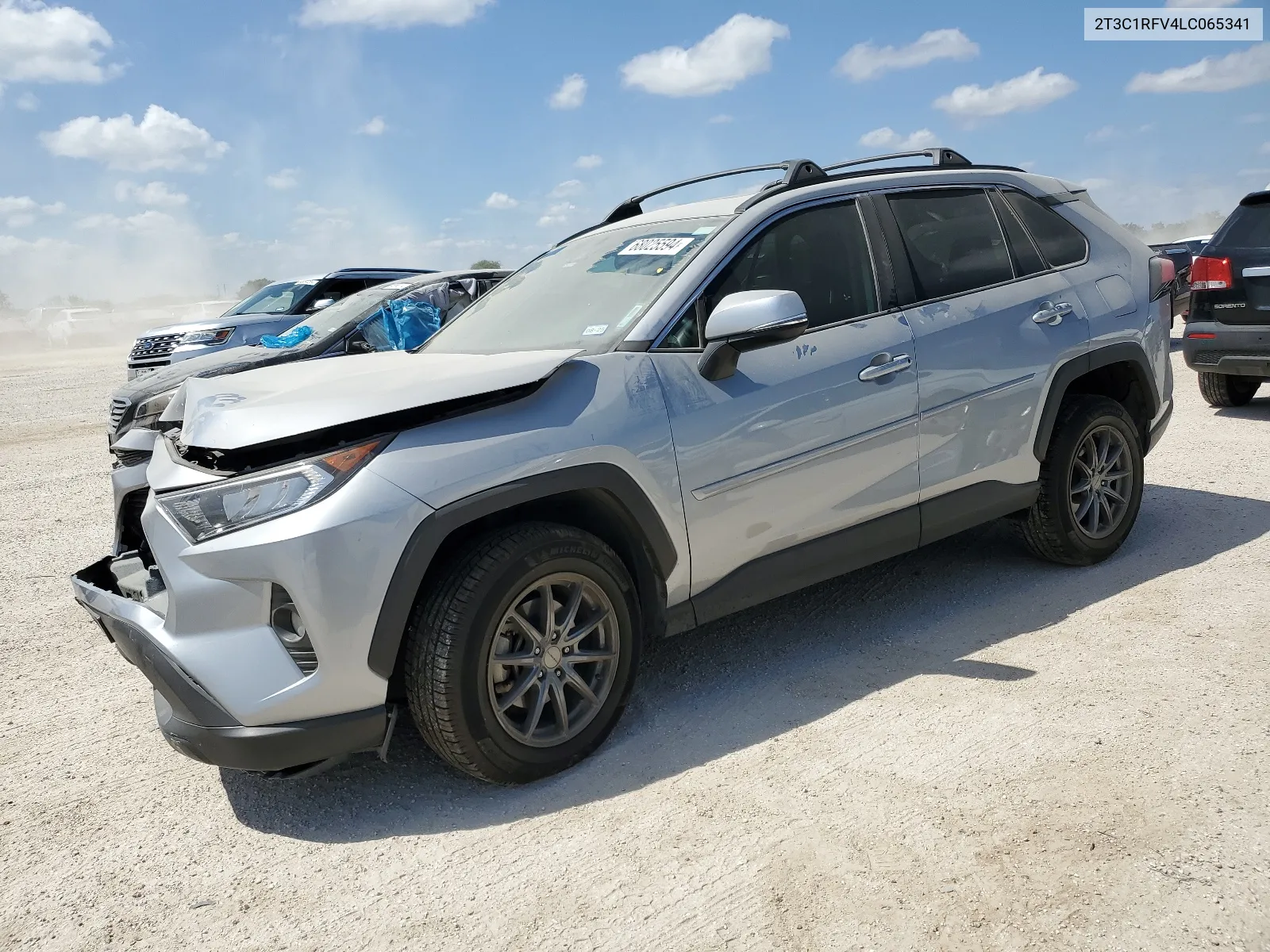 2020 Toyota Rav4 Xle Premium VIN: 2T3C1RFV4LC065341 Lot: 68025594