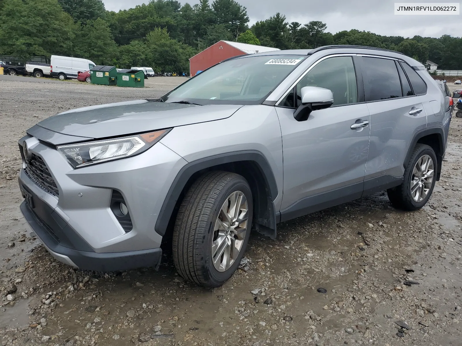 2020 Toyota Rav4 Limited VIN: JTMN1RFV1LD062272 Lot: 68085234