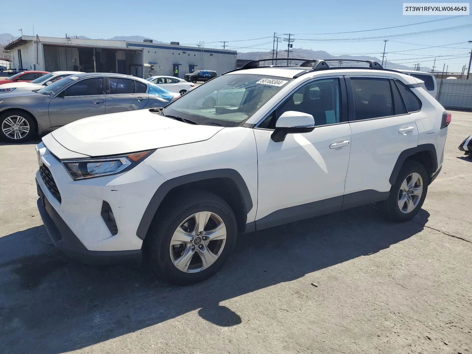 2020 Toyota Rav4 Xle VIN: 2T3W1RFVXLW064643 Lot: 68168304