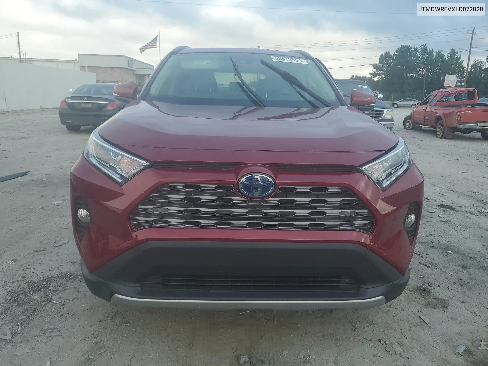 2020 Toyota Rav4 Limited VIN: JTMDWRFVXLD072828 Lot: 68476954