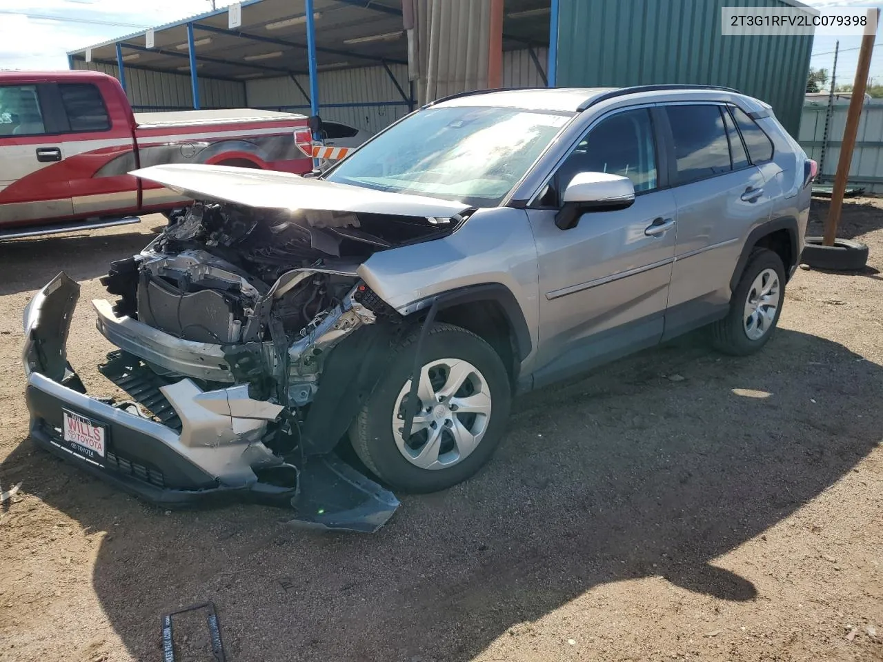 2T3G1RFV2LC079398 2020 Toyota Rav4 Le