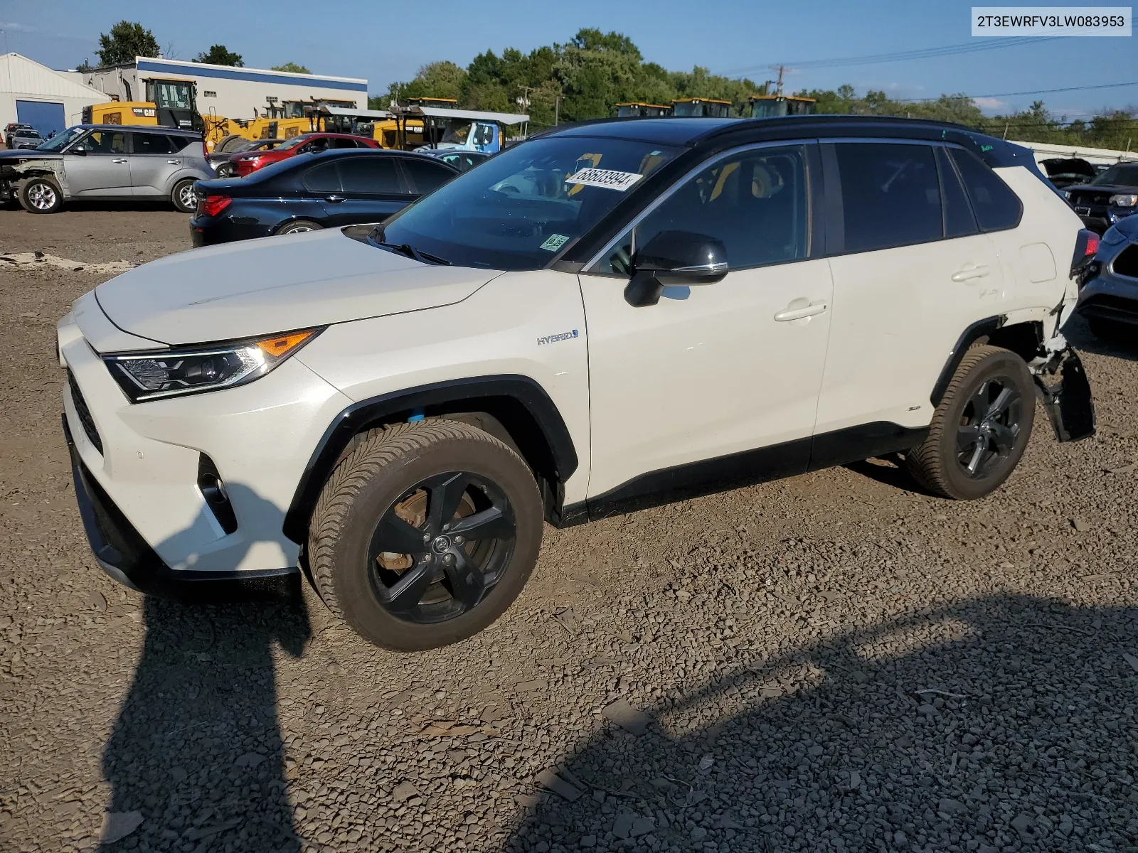 2020 Toyota Rav4 Xse VIN: 2T3EWRFV3LW083953 Lot: 68603994