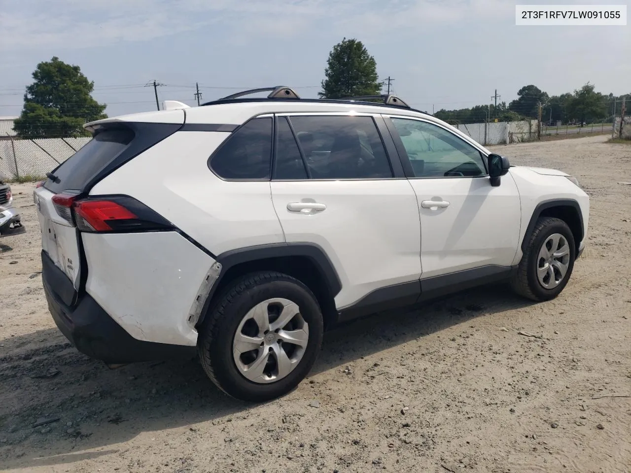 2T3F1RFV7LW091055 2020 Toyota Rav4 Le