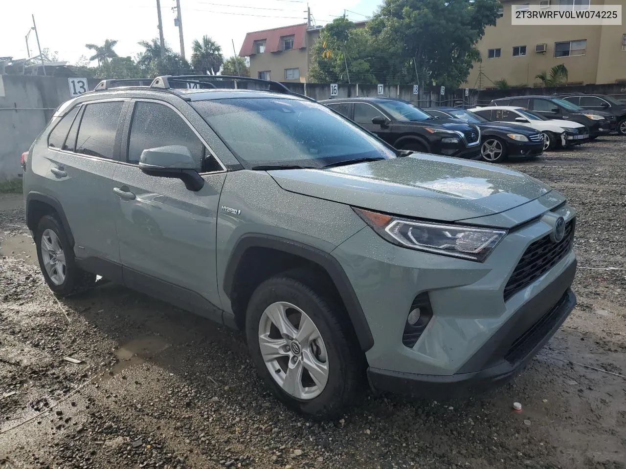 2020 Toyota Rav4 Xle VIN: 2T3RWRFV0LW074225 Lot: 69246074