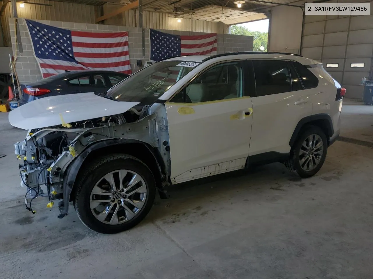 2020 Toyota Rav4 Xle Premium VIN: 2T3A1RFV3LW129486 Lot: 69404724