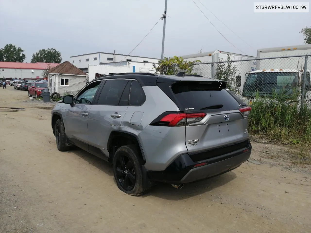 2020 Toyota Rav4 Xle VIN: 2T3RWRFV3LW100199 Lot: 69430674