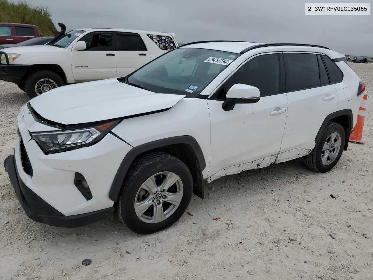 2020 Toyota Rav4 Xle VIN: 2T3W1RFV0LC035055 Lot: 69452794