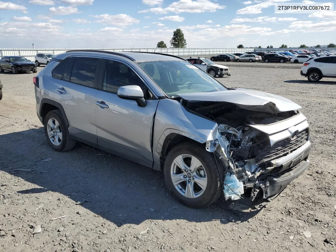 2020 Toyota Rav4 Xle VIN: 2T3P1RFV3LC087672 Lot: 69509164