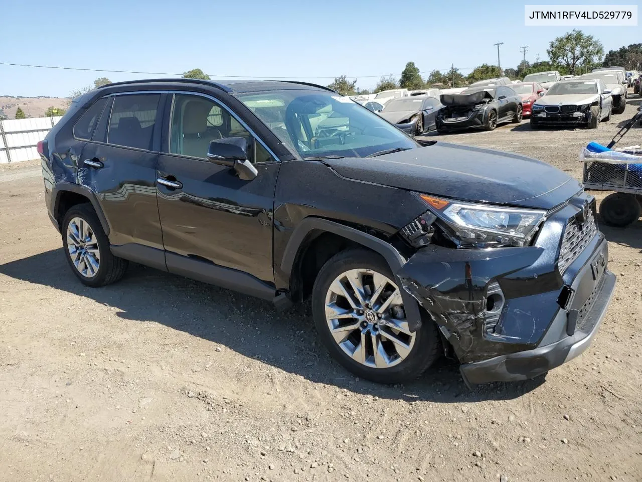 JTMN1RFV4LD529779 2020 Toyota Rav4 Limited