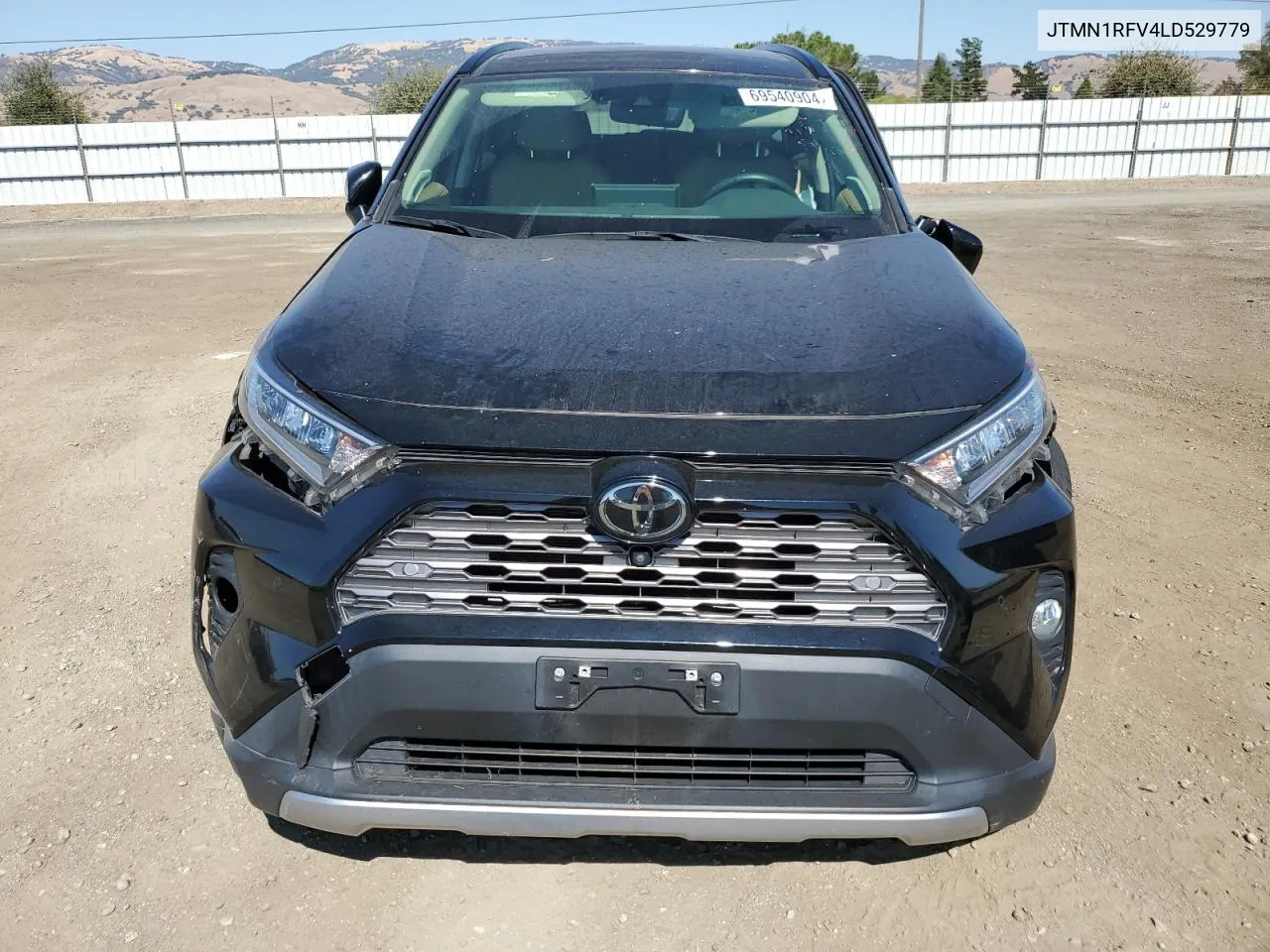 2020 Toyota Rav4 Limited VIN: JTMN1RFV4LD529779 Lot: 69540904