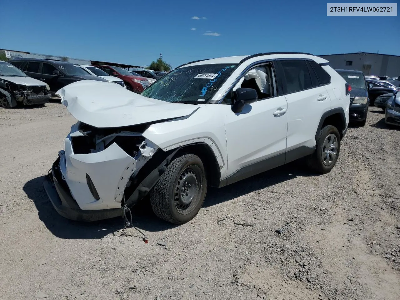 2020 Toyota Rav4 Le VIN: 2T3H1RFV4LW062721 Lot: 69884694