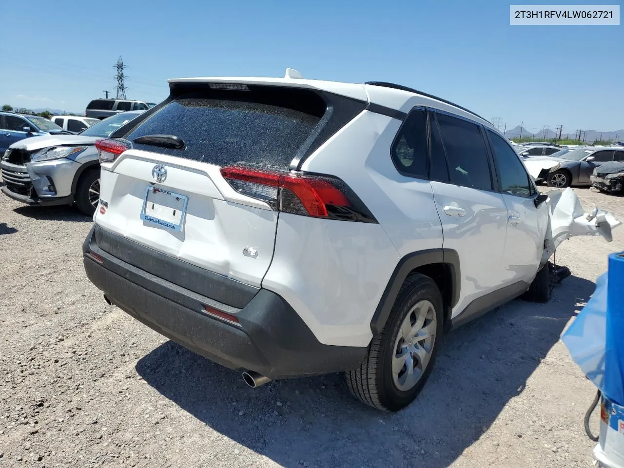 2020 Toyota Rav4 Le VIN: 2T3H1RFV4LW062721 Lot: 69884694