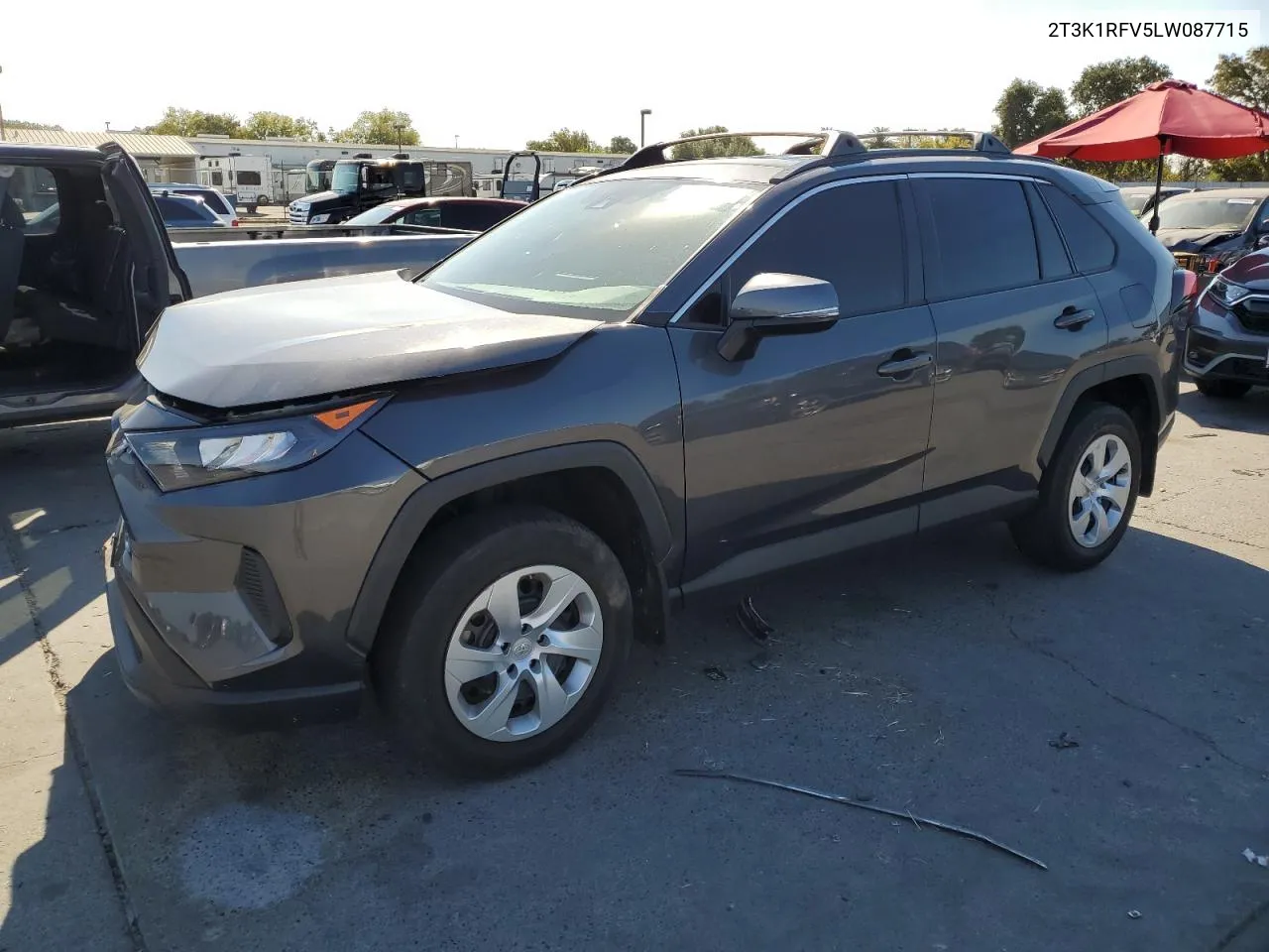 2020 Toyota Rav4 Le VIN: 2T3K1RFV5LW087715 Lot: 69989354