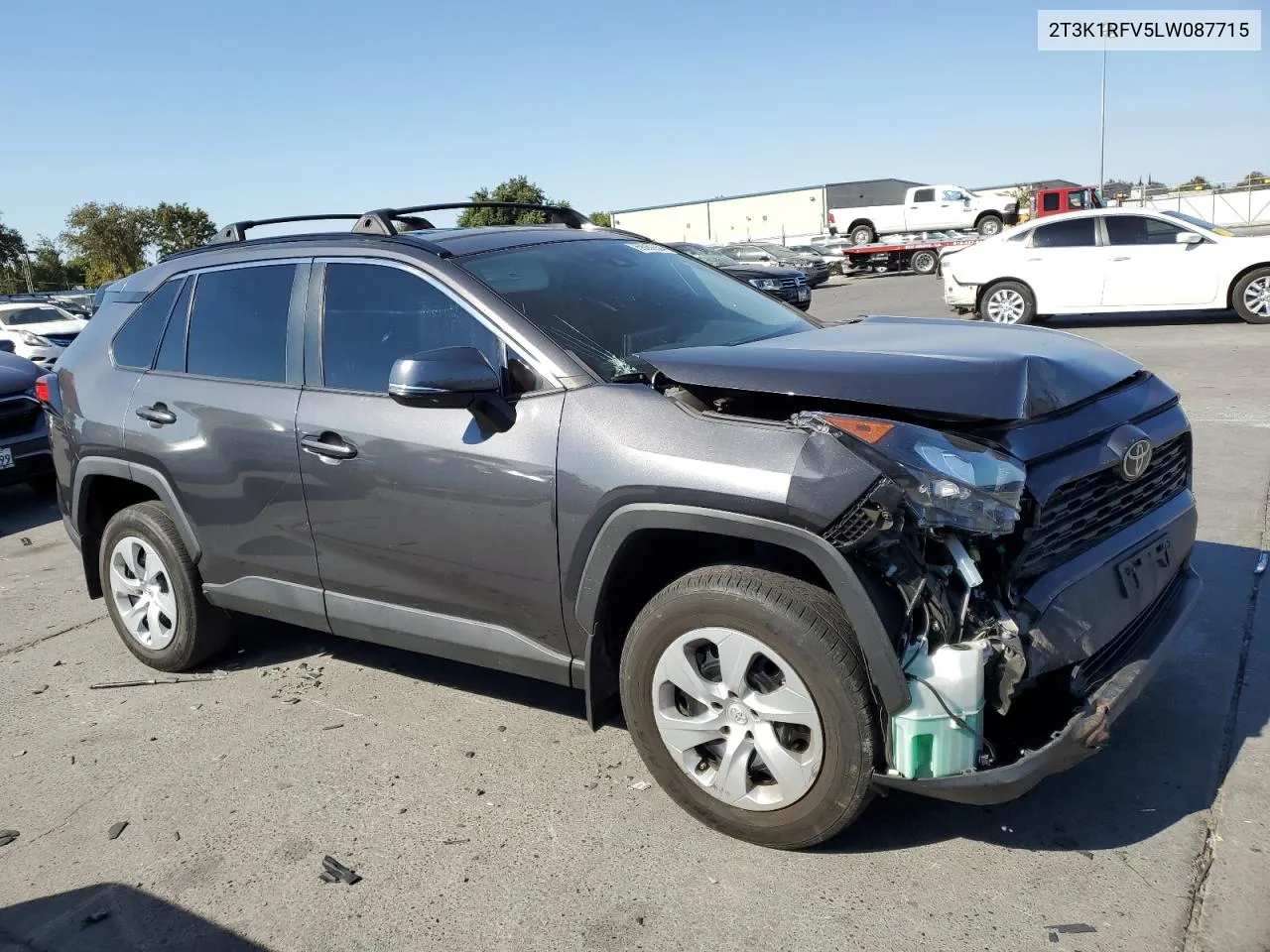 2020 Toyota Rav4 Le VIN: 2T3K1RFV5LW087715 Lot: 69989354