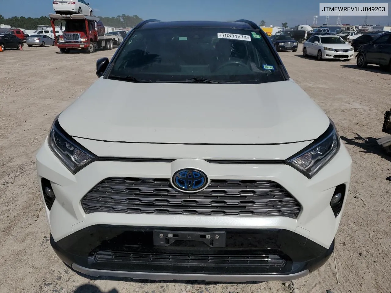 2020 Toyota Rav4 Xse VIN: JTMEWRFV1LJ049203 Lot: 70334574