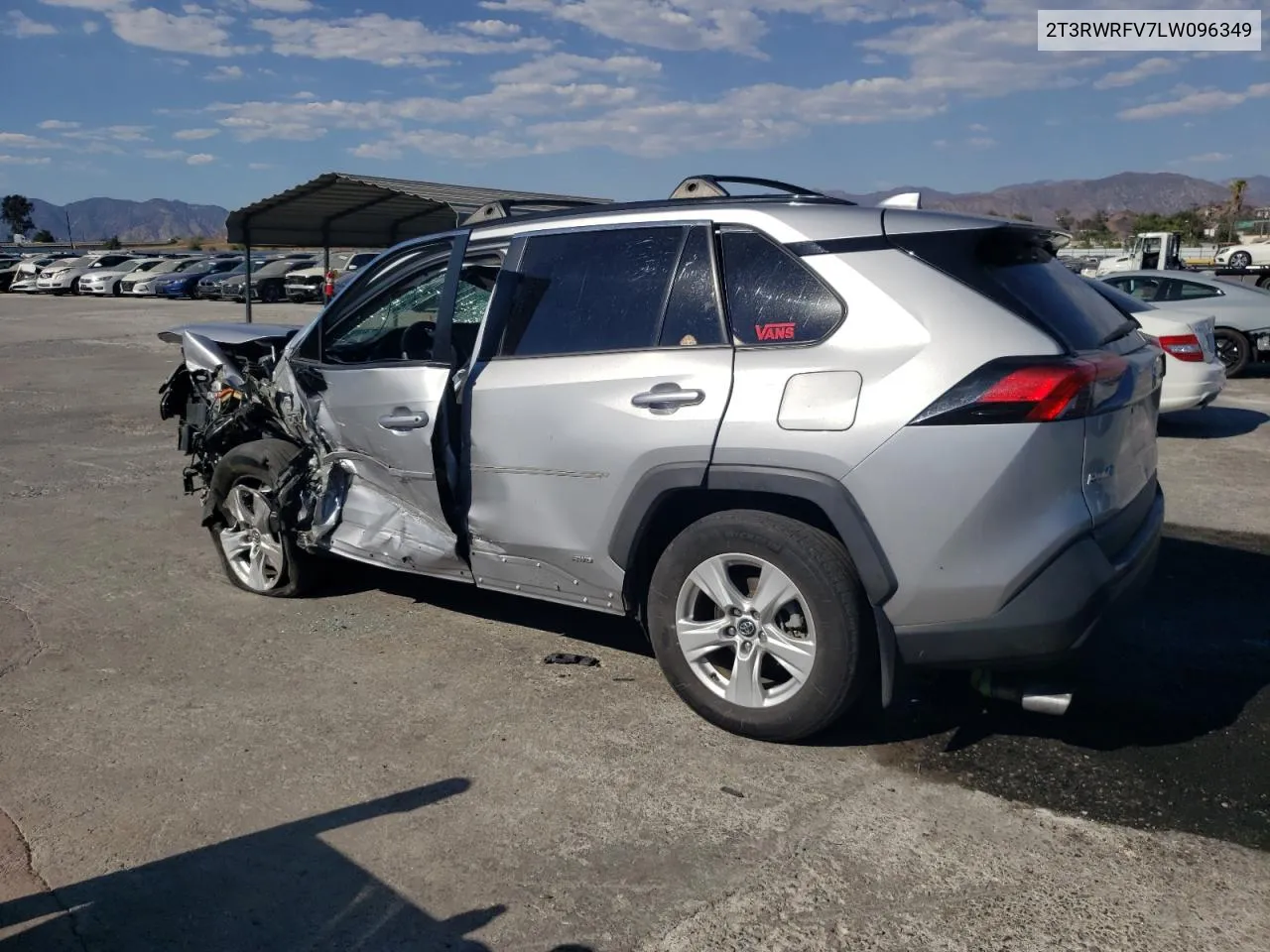 2020 Toyota Rav4 Xle VIN: 2T3RWRFV7LW096349 Lot: 70413154