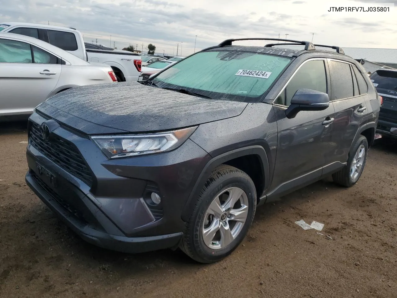 JTMP1RFV7LJ035801 2020 Toyota Rav4 Xle