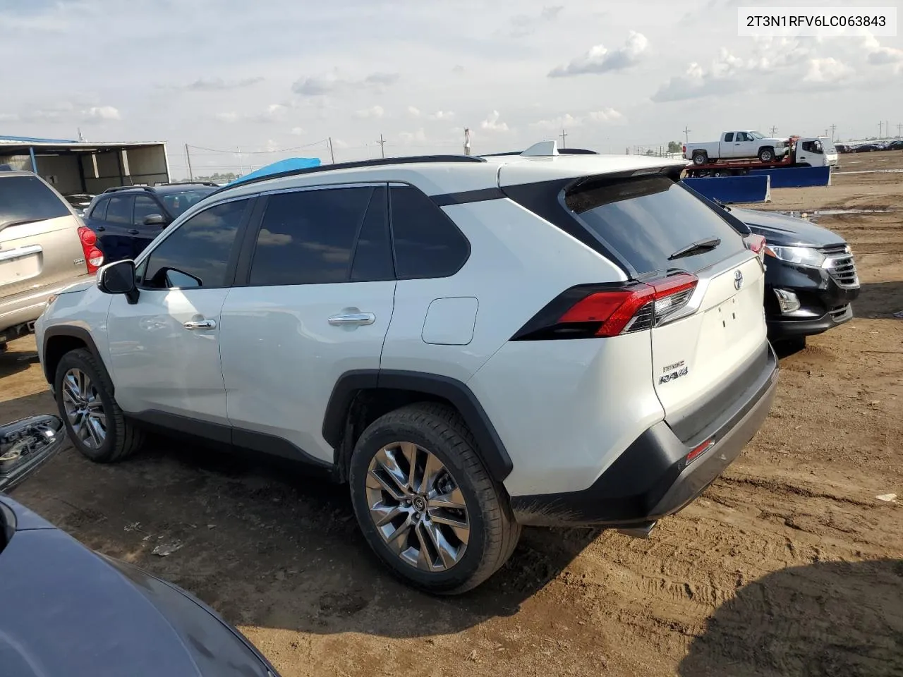 2020 Toyota Rav4 Limited VIN: 2T3N1RFV6LC063843 Lot: 70527514