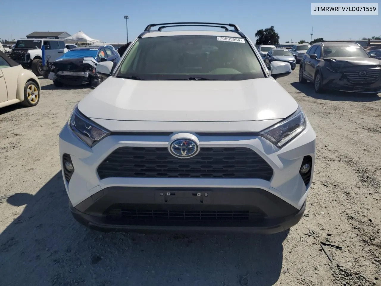 2020 Toyota Rav4 Xle VIN: JTMRWRFV7LD071559 Lot: 70895954