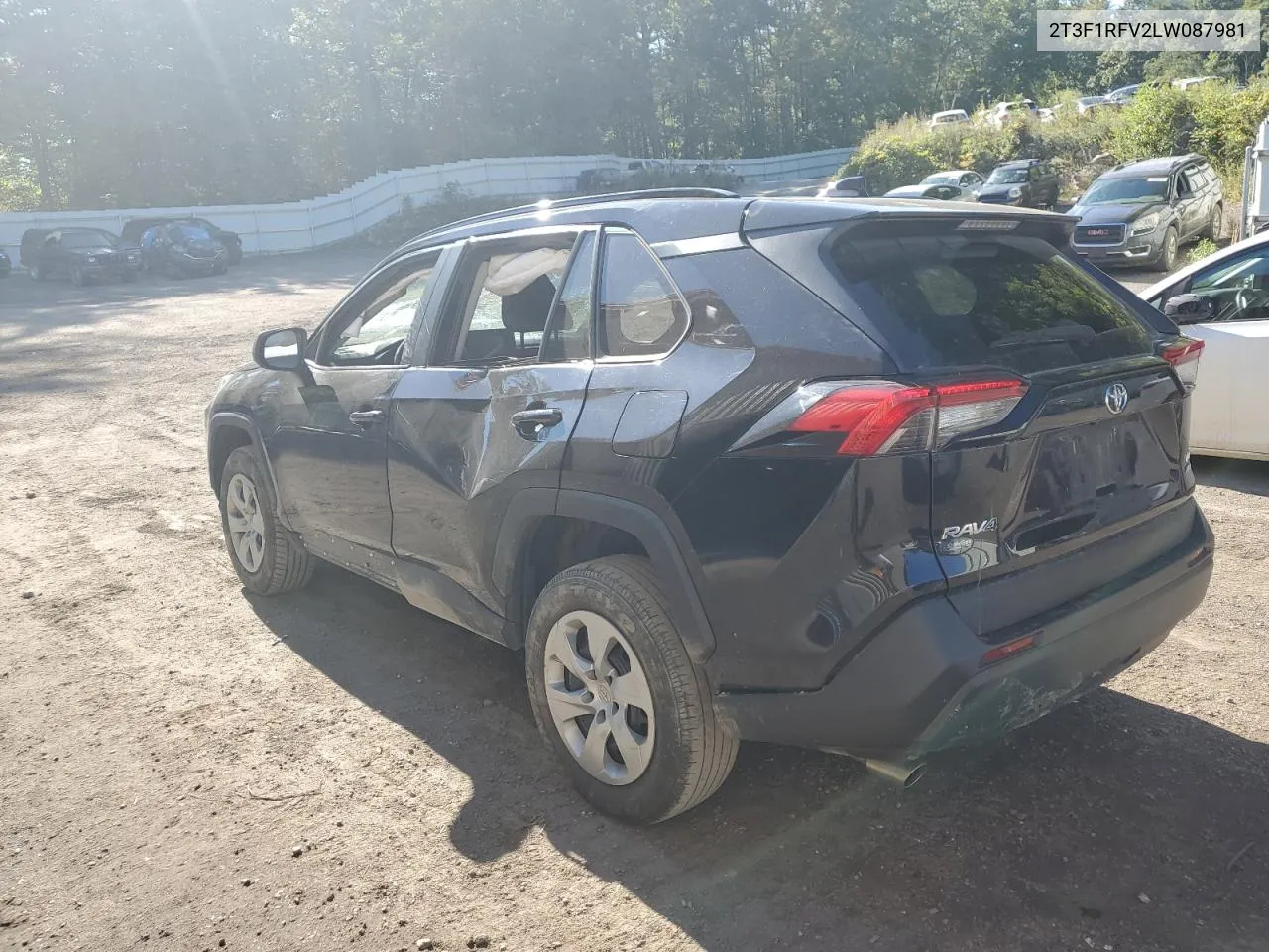 2T3F1RFV2LW087981 2020 Toyota Rav4 Le