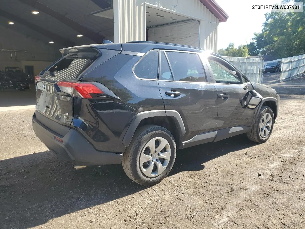 2T3F1RFV2LW087981 2020 Toyota Rav4 Le