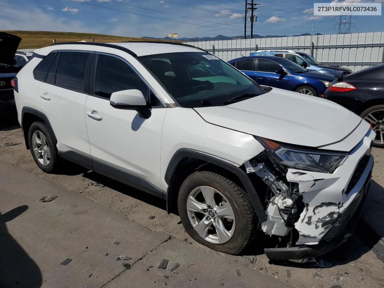 2T3P1RFV9LC073436 2020 Toyota Rav4 Xle