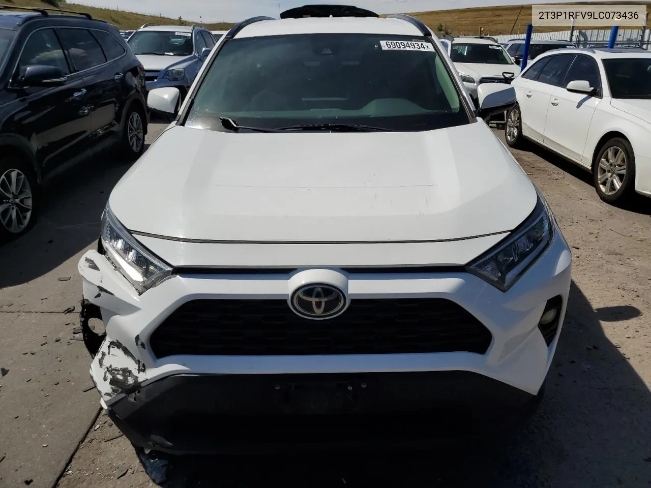 2020 Toyota Rav4 Xle VIN: 2T3P1RFV9LC073436 Lot: 71086404