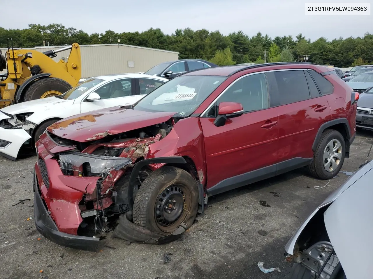 2T3G1RFV5LW094363 2020 Toyota Rav4 Le