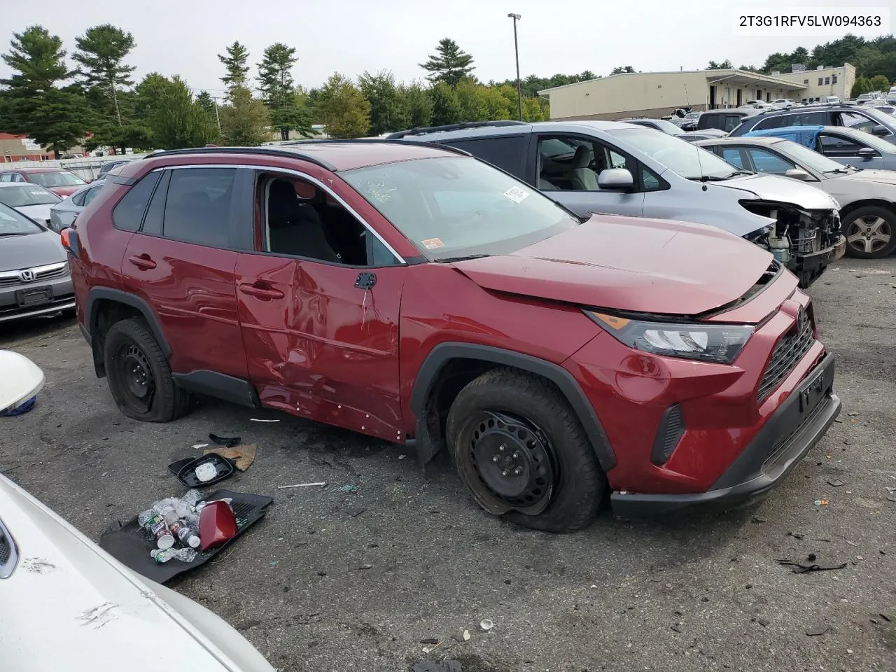 2020 Toyota Rav4 Le VIN: 2T3G1RFV5LW094363 Lot: 71183844