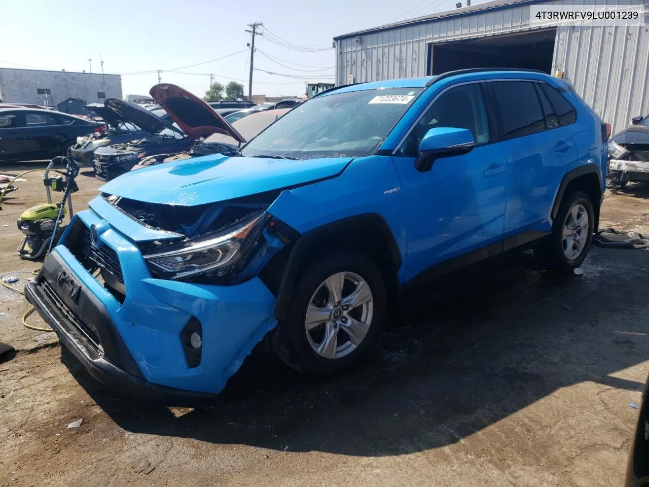 2020 Toyota Rav4 Xle VIN: 4T3RWRFV9LU001239 Lot: 71223674