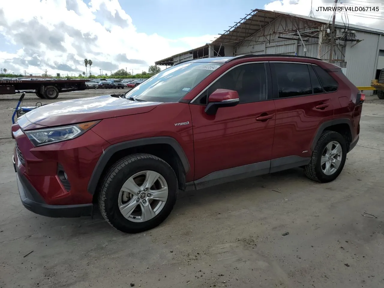 2020 Toyota Rav4 Xle VIN: JTMRWRFV4LD067145 Lot: 71603694