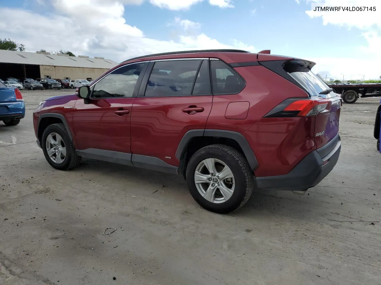 2020 Toyota Rav4 Xle VIN: JTMRWRFV4LD067145 Lot: 71603694