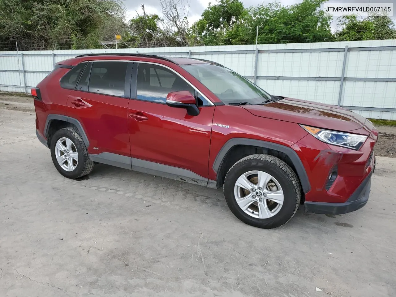 2020 Toyota Rav4 Xle VIN: JTMRWRFV4LD067145 Lot: 71603694