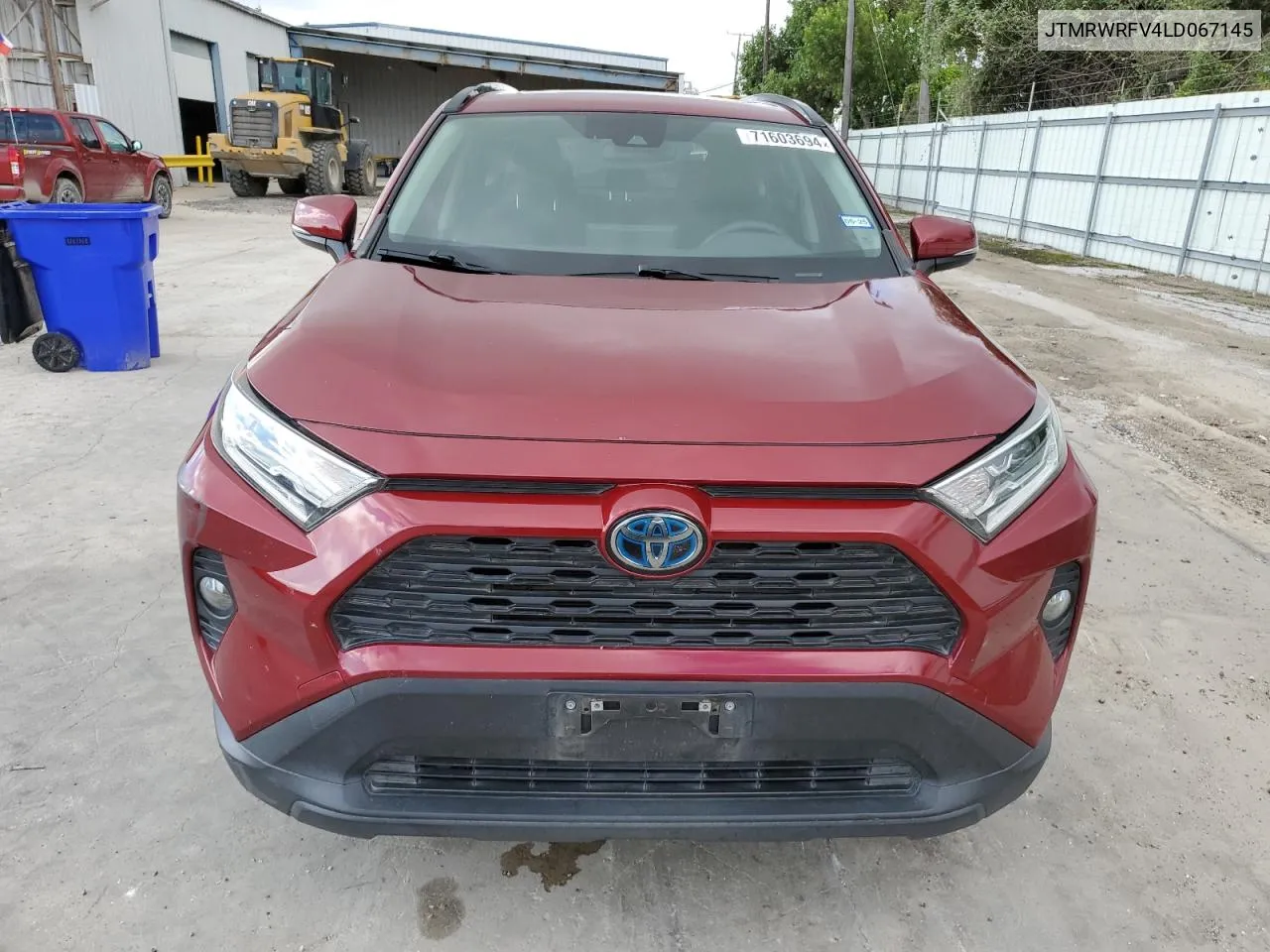 2020 Toyota Rav4 Xle VIN: JTMRWRFV4LD067145 Lot: 71603694