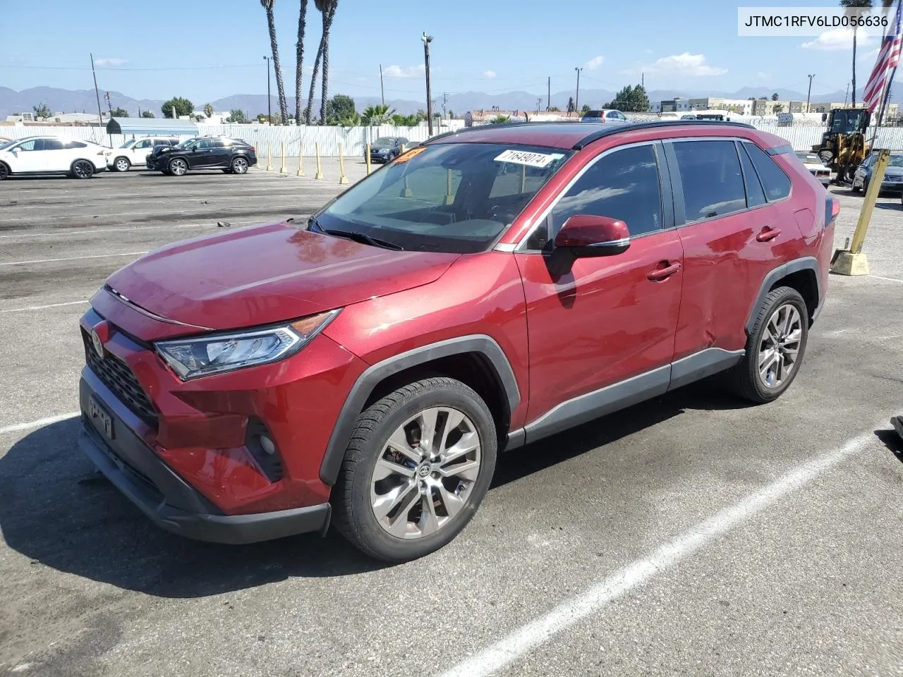 2020 Toyota Rav4 Xle Premium VIN: JTMC1RFV6LD056636 Lot: 71649074