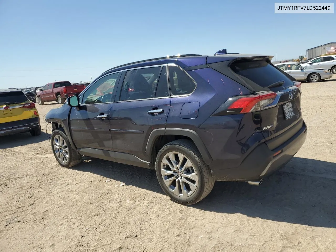 2020 Toyota Rav4 Limited VIN: JTMY1RFV7LD522449 Lot: 71738974