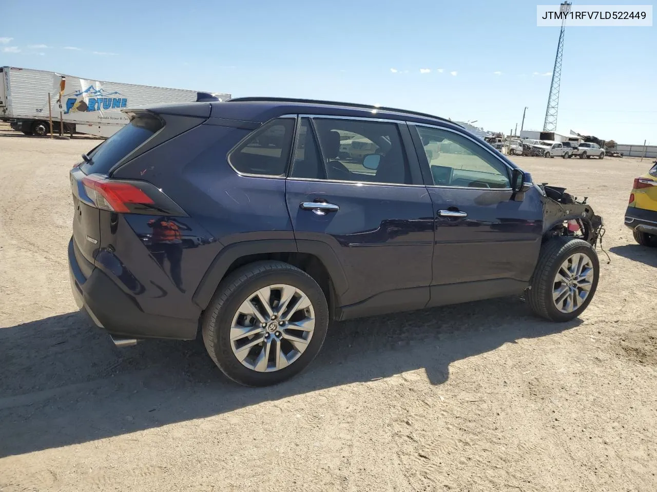 2020 Toyota Rav4 Limited VIN: JTMY1RFV7LD522449 Lot: 71738974