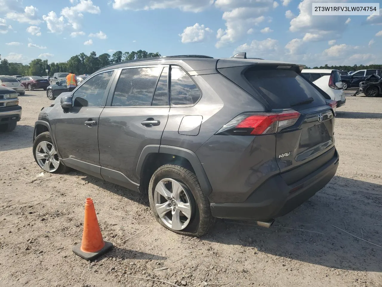 2020 Toyota Rav4 Xle VIN: 2T3W1RFV3LW074754 Lot: 71867454