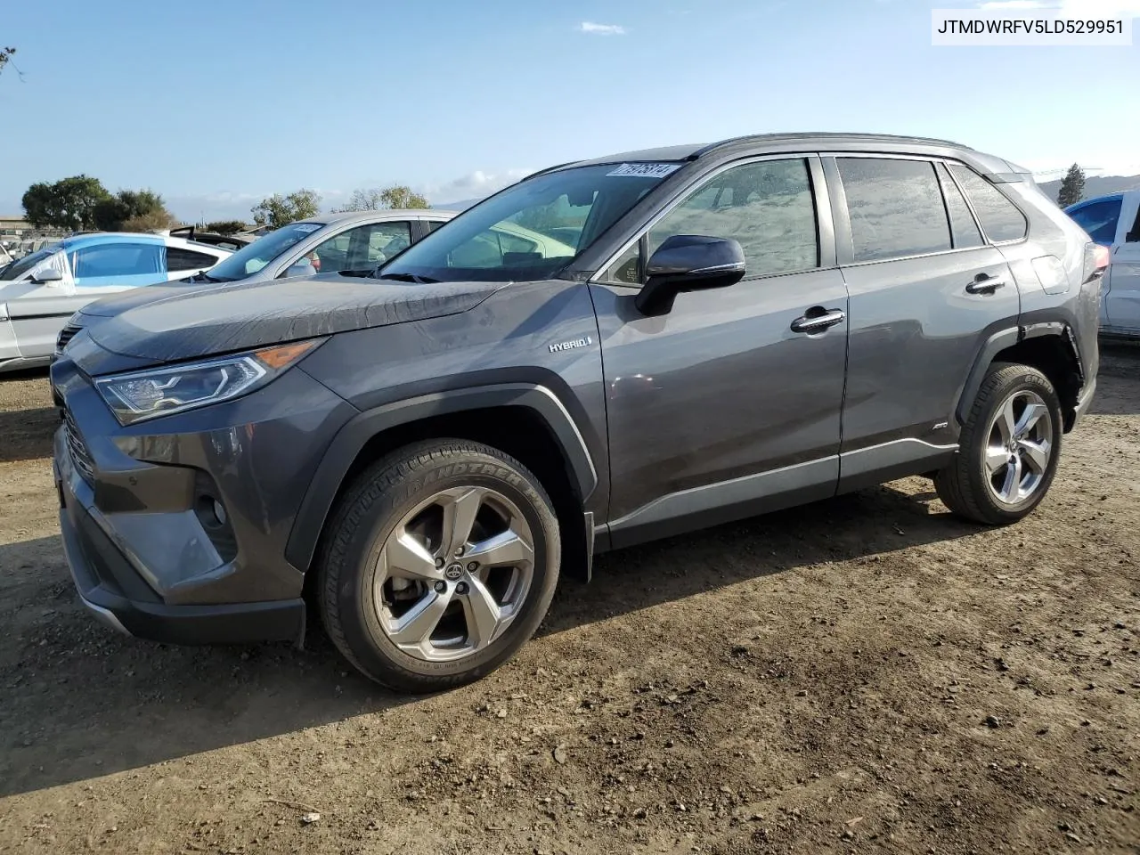 2020 Toyota Rav4 Limited VIN: JTMDWRFV5LD529951 Lot: 71975814