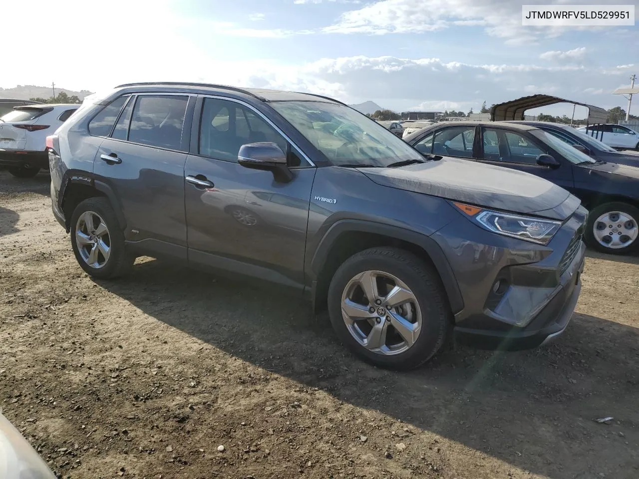 2020 Toyota Rav4 Limited VIN: JTMDWRFV5LD529951 Lot: 71975814