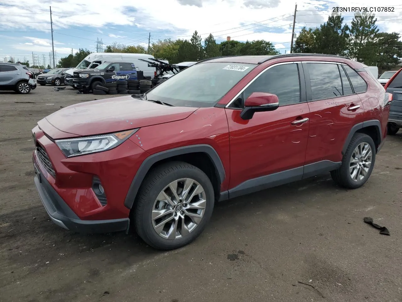 2T3N1RFV9LC107852 2020 Toyota Rav4 Limited