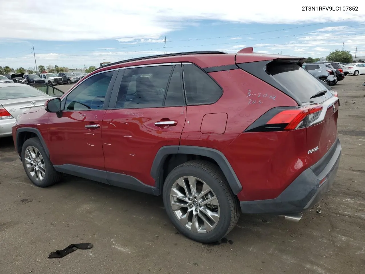 2020 Toyota Rav4 Limited VIN: 2T3N1RFV9LC107852 Lot: 72031704