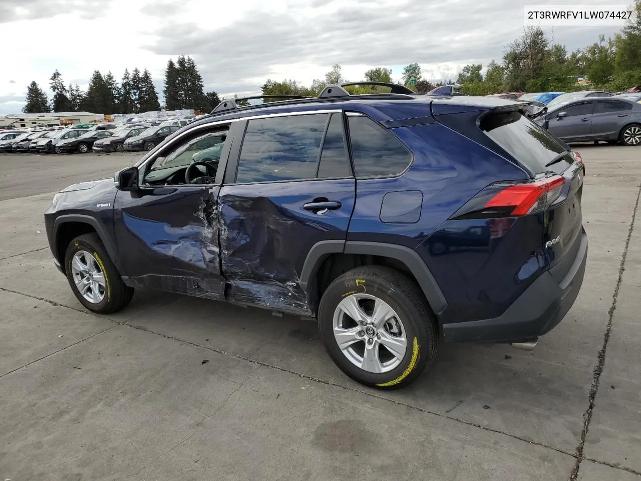 2T3RWRFV1LW074427 2020 Toyota Rav4 Xle