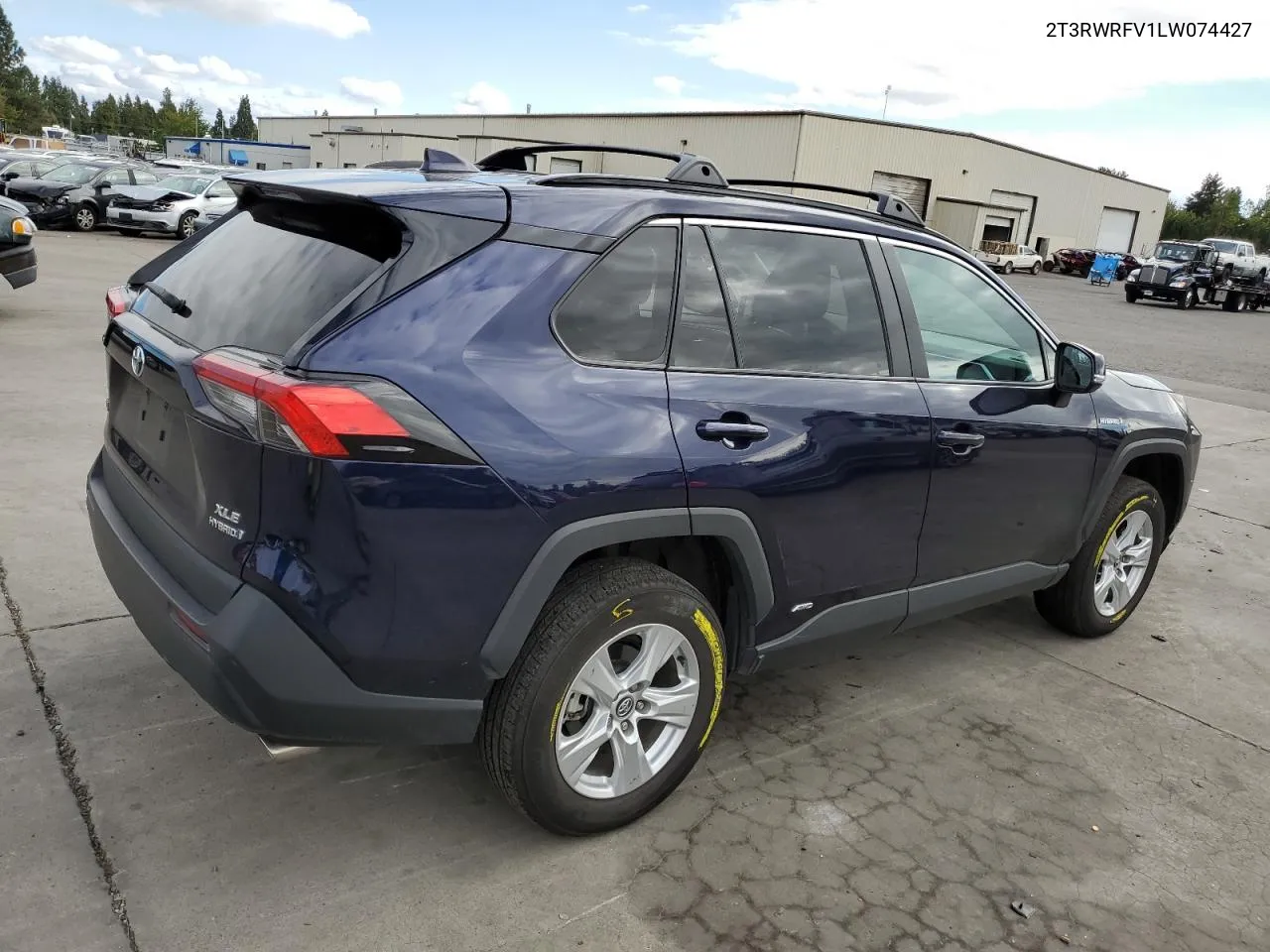 2020 Toyota Rav4 Xle VIN: 2T3RWRFV1LW074427 Lot: 72096284