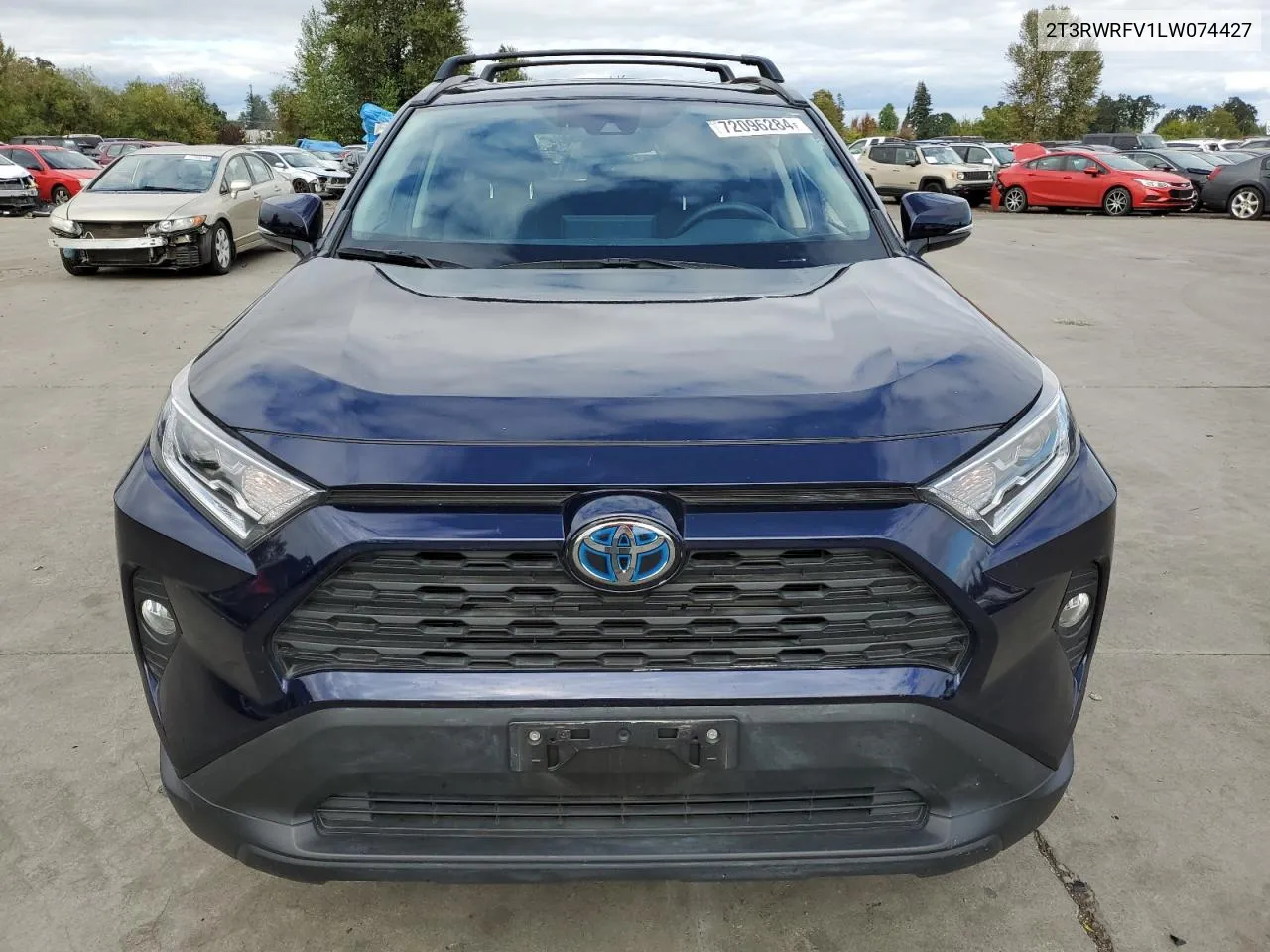 2020 Toyota Rav4 Xle VIN: 2T3RWRFV1LW074427 Lot: 72096284