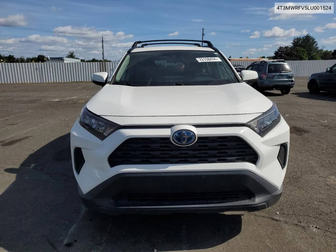 4T3MWRFV5LU001524 2020 Toyota Rav4 Le